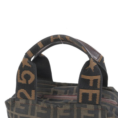 Fendi Zucca Leather Handbag Mini Tote 265410 Women's EUE Cx36-1