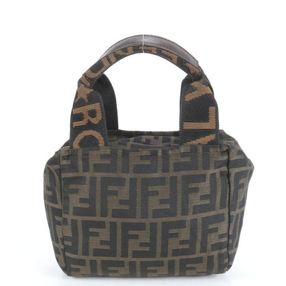 Fendi Zucca Leather Handbag Mini Tote 265410 Women's EUE Cx36-1