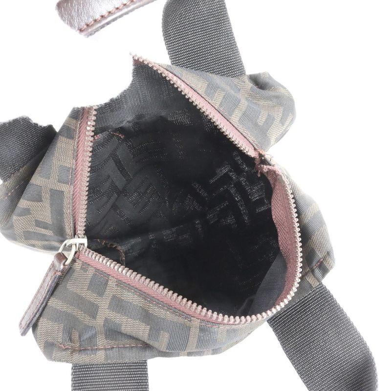 Fendi Zucca Leather Handbag Mini Tote 265410 Women's EUE Cx36-1