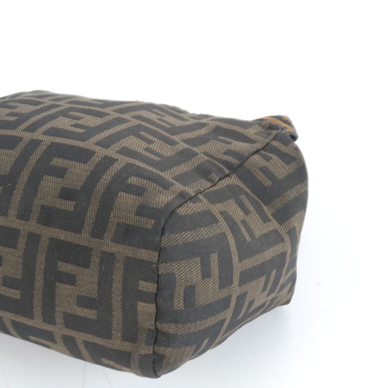 Fendi Zucca Leather Handbag Mini Tote 265410 Women's EUE Cx36-1