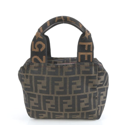 Fendi Zucca Leather Handbag Mini Tote 265410 Women's EUE Cx36-1