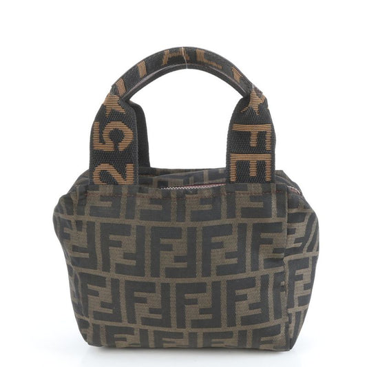 Fendi Zucca Leather Handbag Mini Tote 265410 Women's EUE Cx36-1