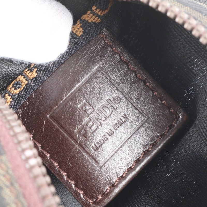 Fendi Zucca Leather Handbag Mini Tote 265410 Women's EUE Cx36-1