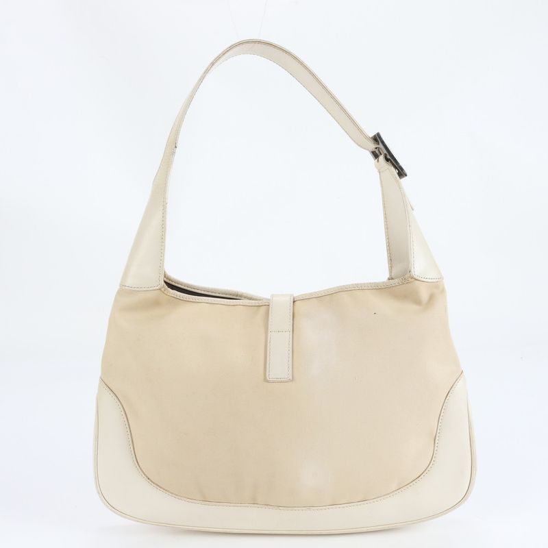 Gucci Jackie Leather Shoulder Bag Shoulder One Shoulder Tote 001-3306 Silver