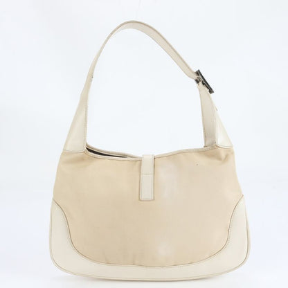 Gucci Jackie Leather Shoulder Bag Shoulder One Shoulder Tote 001-3306 Silver