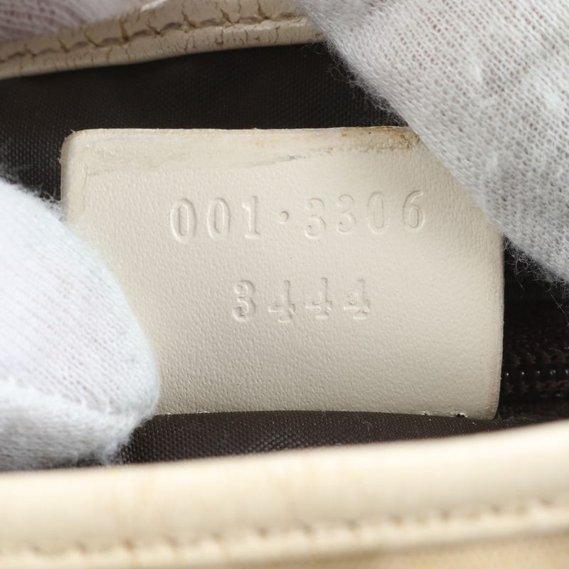 Gucci Jackie Leather Shoulder Bag Shoulder One Shoulder Tote 001-3306 Silver