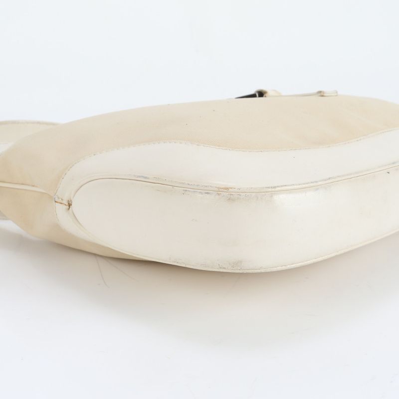 Gucci Jackie Leather Shoulder Bag Shoulder One Shoulder Tote 001-3306 Silver