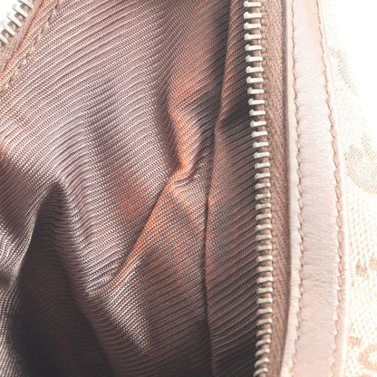 Gucci GG Canvas Leather Shoulder Bag Shoulder One Shoulder Brown 001-4299