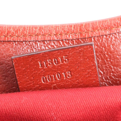 Gucci GG Canvas 113015 Leather Tote Bag Hand Silver Hardware Women's EUE Cx35-10