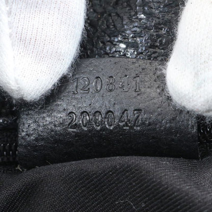 Gucci GG Canvas Leather Shoulder Bag Crossbody Messenger Business Black 120841