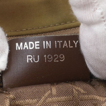 Christian Dior Canage Lady Dior Leather Tote Bag Hand Silver Hardware Women's