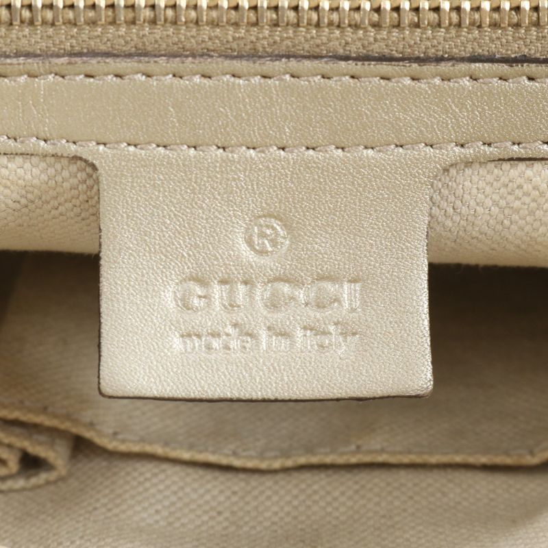 Gucci GG Canvas Mayfair Leather With Control Card 2WAY Shoulder Bag Crossbody