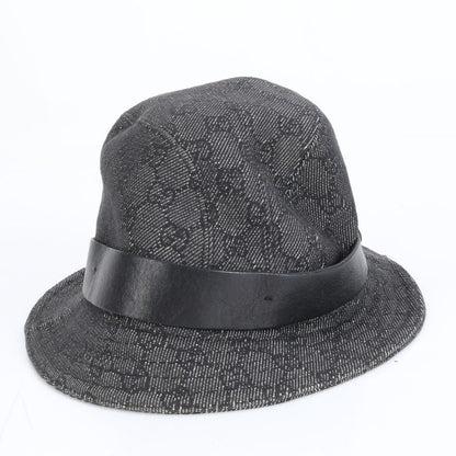 Gucci GG Canvas Bucket Hat Bucket Hat Fashion Leather Black Men's ECE Cy2-1