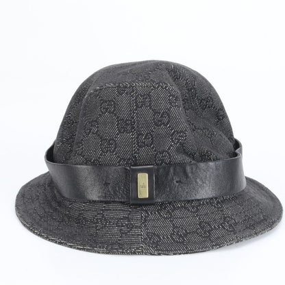 Gucci GG Canvas Bucket Hat Bucket Hat Fashion Leather Black Men's ECE Cy2-1