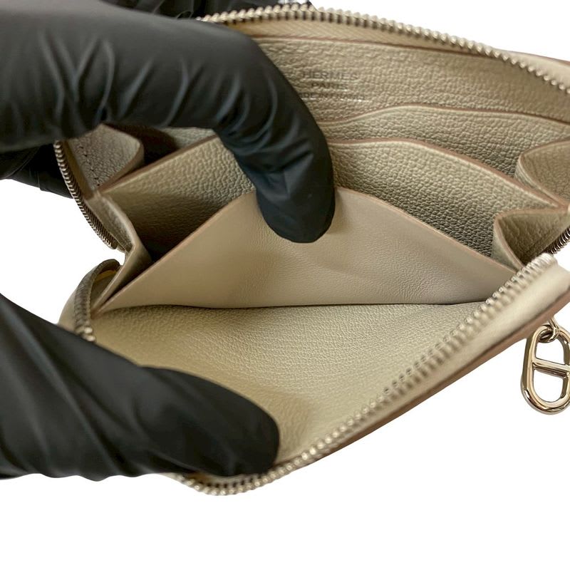 Hermes Zip And Go Leather Coin Case