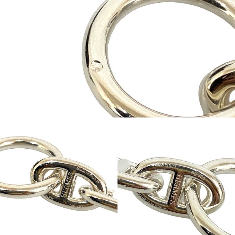 Hermes Chaine D'ancre MM 13 Pieces Silver 925 Chain Bracelet Accessorie