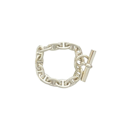 Hermes Chaine D'ancre MM 13 Pieces Silver 925 Chain Bracelet Accessorie