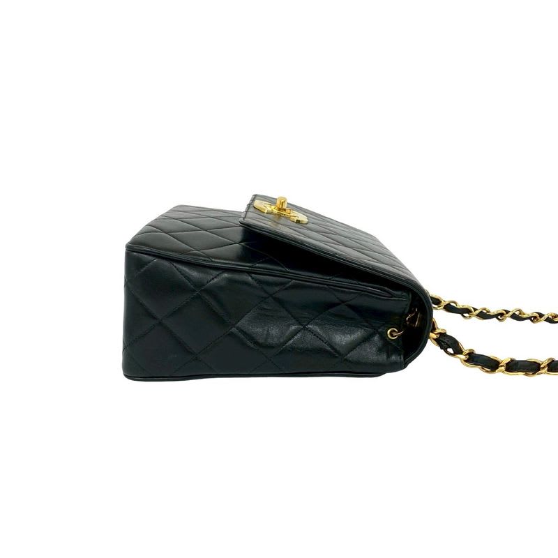 Chanel Chanel Quilted Decacoco Turnlock Lambskin Chain