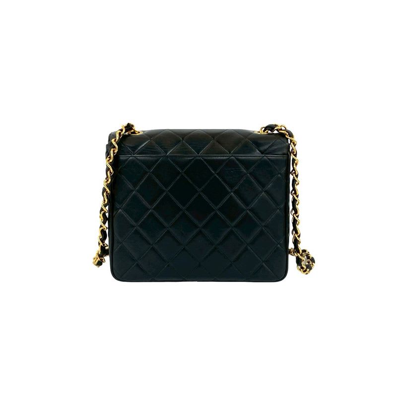 Chanel Chanel Quilted Decacoco Turnlock Lambskin Chain