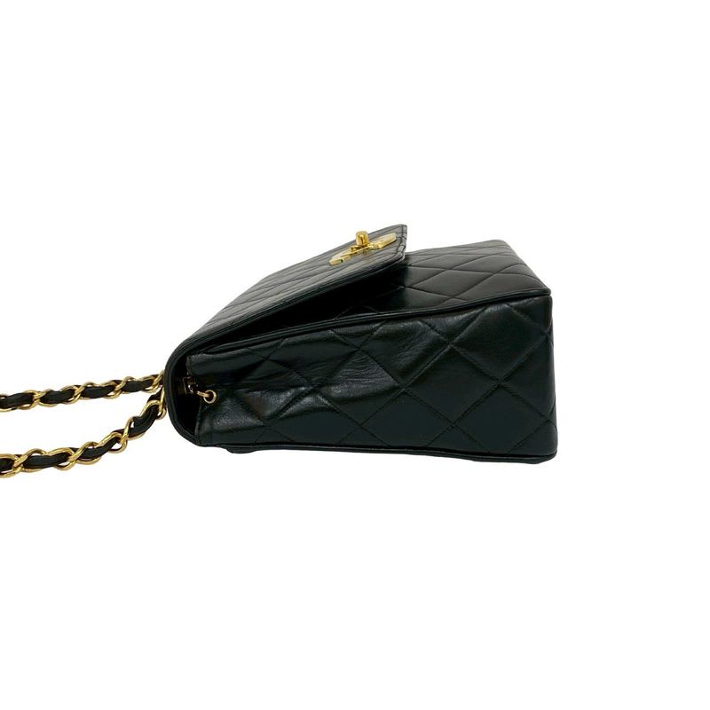 Chanel Chanel Quilted Decacoco Turnlock Lambskin Chain