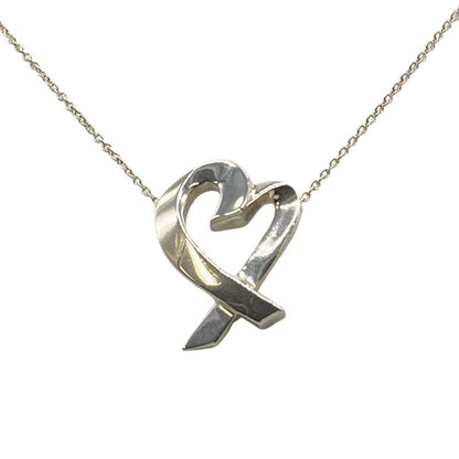 Tiffany & Co Tiffany & Co Loving Heart Necklace Sv925 38g Silver Ladies