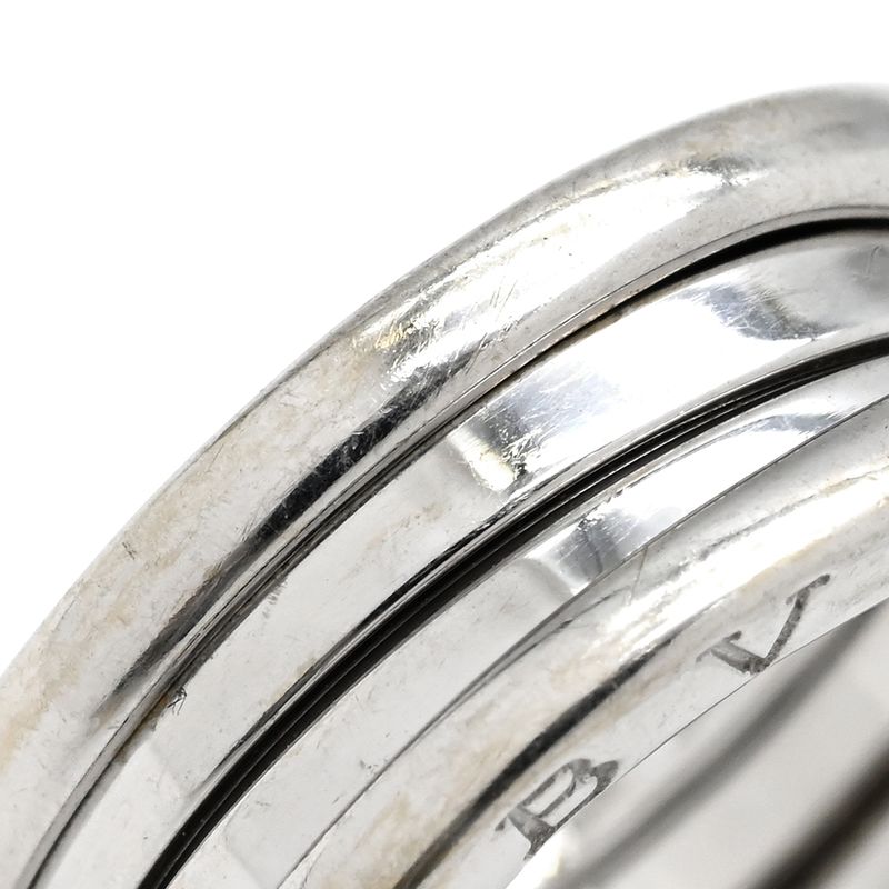 Bvlgari Bvlgari Ring B-Zero1 3 Band Ring 18k White Gold White Gold #53(jp13)