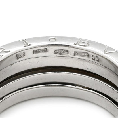 Bvlgari Bvlgari Ring B-Zero1 3 Band Ring 18k White Gold White Gold #53(jp13)