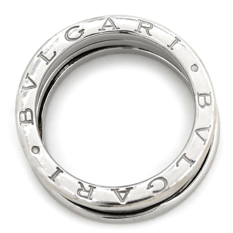 Bvlgari Bvlgari Ring B-Zero1 3 Band Ring 18k White Gold White Gold #53(jp13)