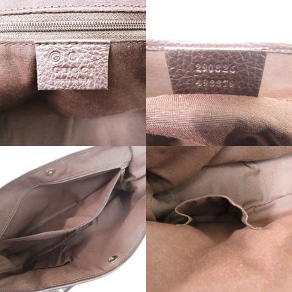 Gucci 290826 GG Canvas Gold Hardware Brown Tote Bag 0790 Gucci