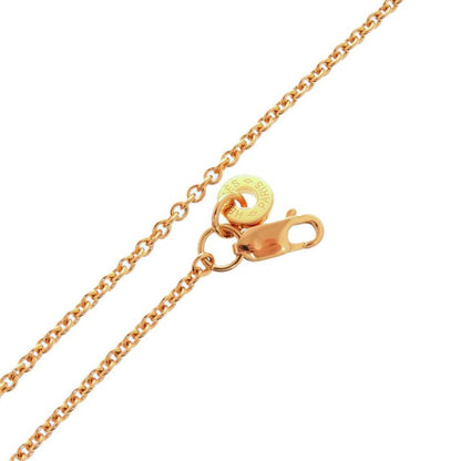 Hermes Col H GP Swift Mauve Pale Gold Hardware Necklace 0834hermes