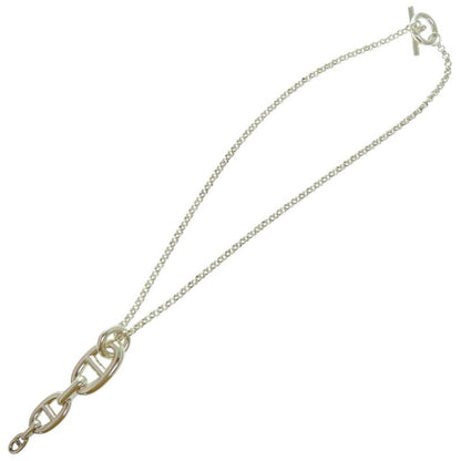 Hermes Chaine D'ancre Ancienne 22ag183617 925 Silver Necklace 1191 Hermes