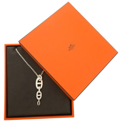 Hermes Chaine D'ancre Ancienne 22ag183617 925 Silver Necklace 1191 Hermes
