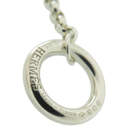 Hermes Chaine D'ancre Ancienne 22ag183617 925 Silver Necklace 1191 Hermes