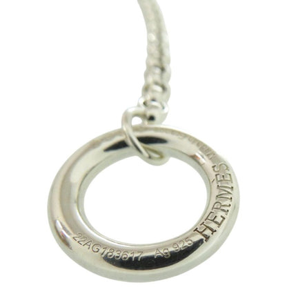 Hermes Chaine D'ancre Ancienne 22ag183617 925 Silver Necklace 1191 Hermes