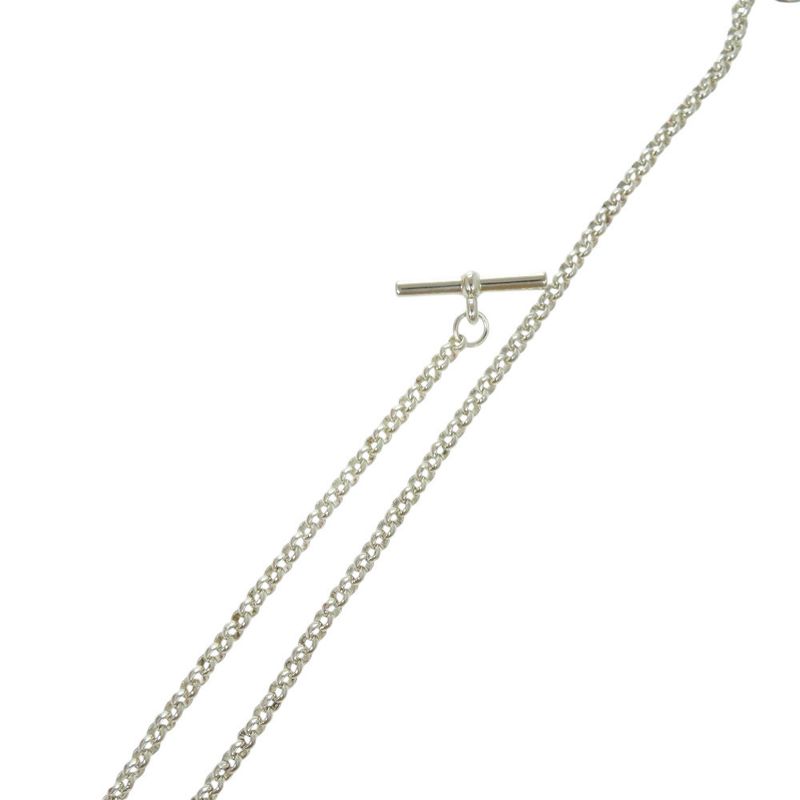 Hermes Chaine D'ancre Ancienne 22ag183617 925 Silver Necklace 1191 Hermes