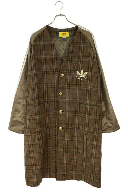 Gucci X Adidas 710398 Zakq6 Nylon Switching Coat Men 46