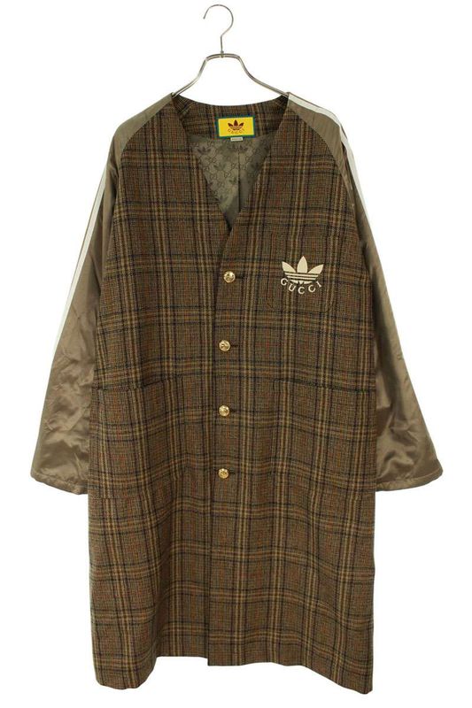 Gucci X Adidas 710398 Zakq6 Nylon Switching Coat Men 46
