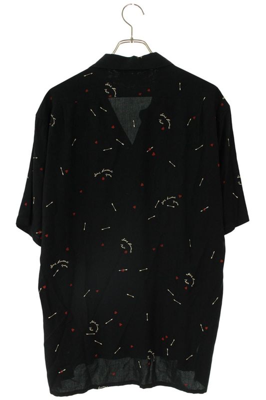 Saint Laurent Paris 531956 Y2d48 Cupid Print Short Sleeve Shirt Men 40