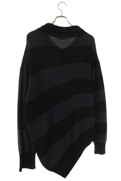 Balenciaga 657397 T3197 Polo Stripe Cotton Knit Men's XS