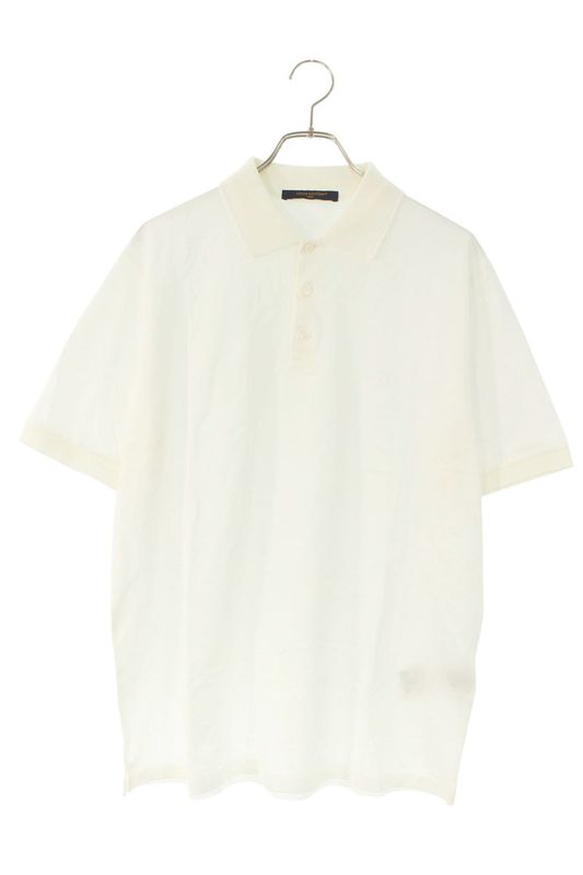Louis Vuitton Rm222q JEA Hajr32 Circle Embroidery Short Sleeve Polo Shirt Men XL
