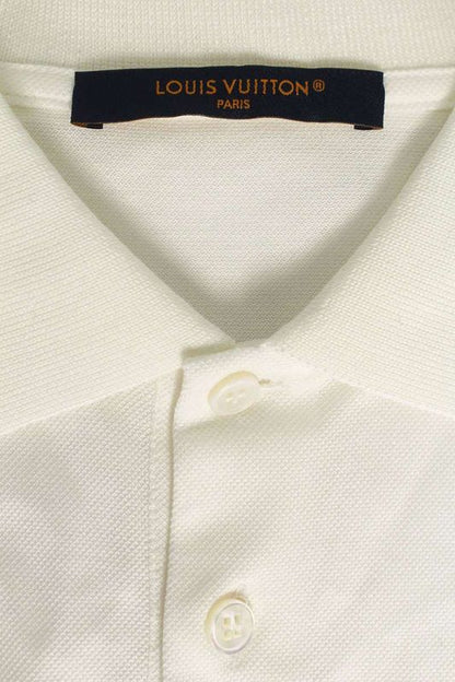 Louis Vuitton Rm222q JEA Hajr32 Circle Embroidery Short Sleeve Polo Shirt Men XL