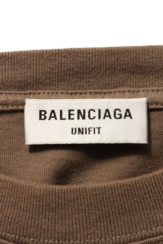 Balenciaga 651795 Tkvb8 Destroyed Logo Print T-shirt Men's S