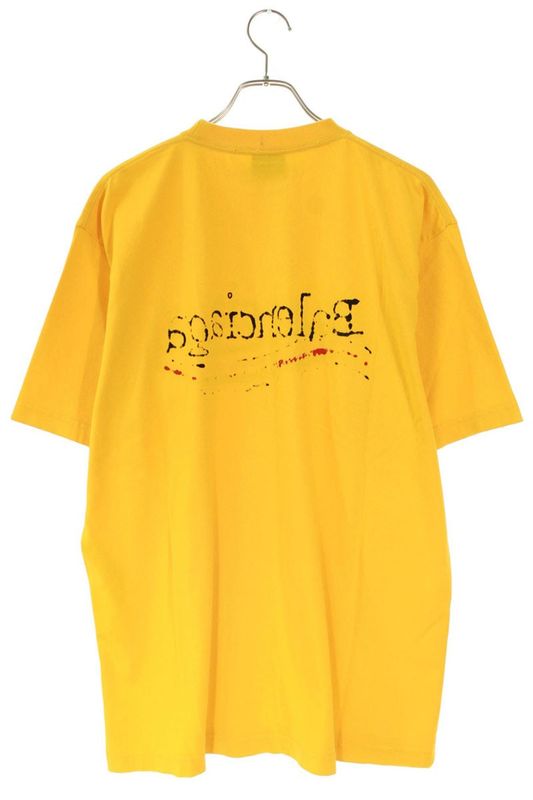 Balenciaga 6411675 Tnve7 Campaign Logo Print T-shirt Men's XXS