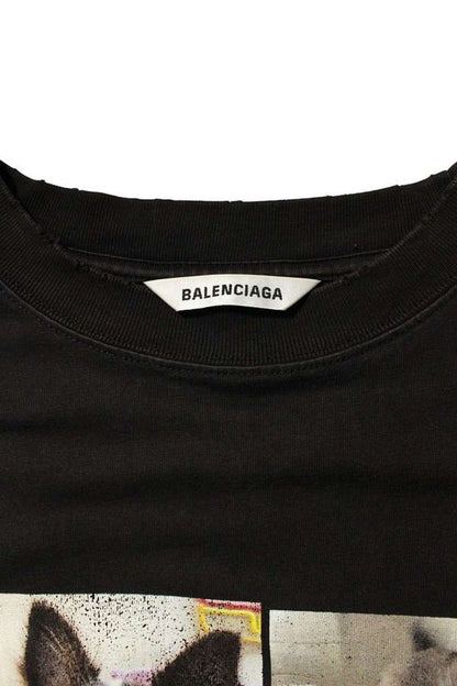 Balenciaga 641532 Tjvh1 I LOVE DOGS Print T-shirt Men's XS