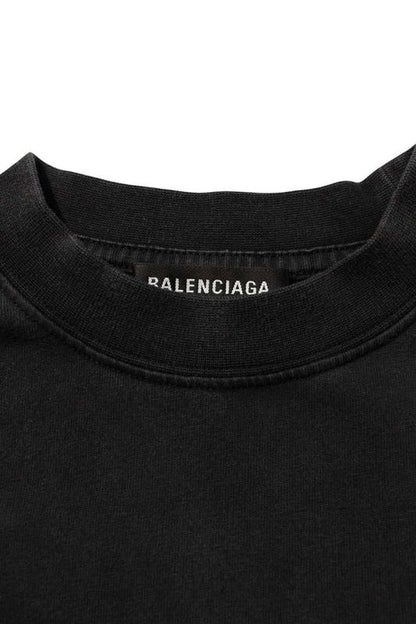 Balenciaga 694576 Tmvj6 Logo Print Oversized T-shirt Men's 2