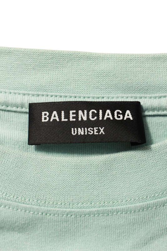 Balenciaga 612966 Tmvg7 BB Logo Embroidered Oversized T-shirt Men M