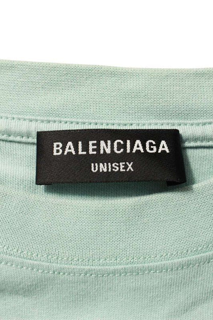 Balenciaga 612966 Tmvg7 BB Logo Embroidered Oversized T-shirt Men M