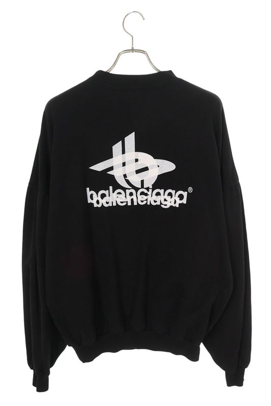 Balenciaga 24SS 767860 Tpvf3 Layered Sport Round Sweatshirt Men 1