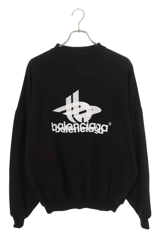 Balenciaga 24SS 767860 Tpvf3 Layered Sport Round Sweatshirt Men 1