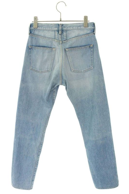 Saint Laurent Paris 447184 Y372l Washed Denim Pants Men's 26